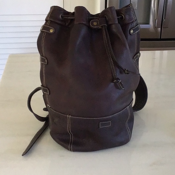 Guate all leather backpack. Rare Find. - Picture 1 of 6
